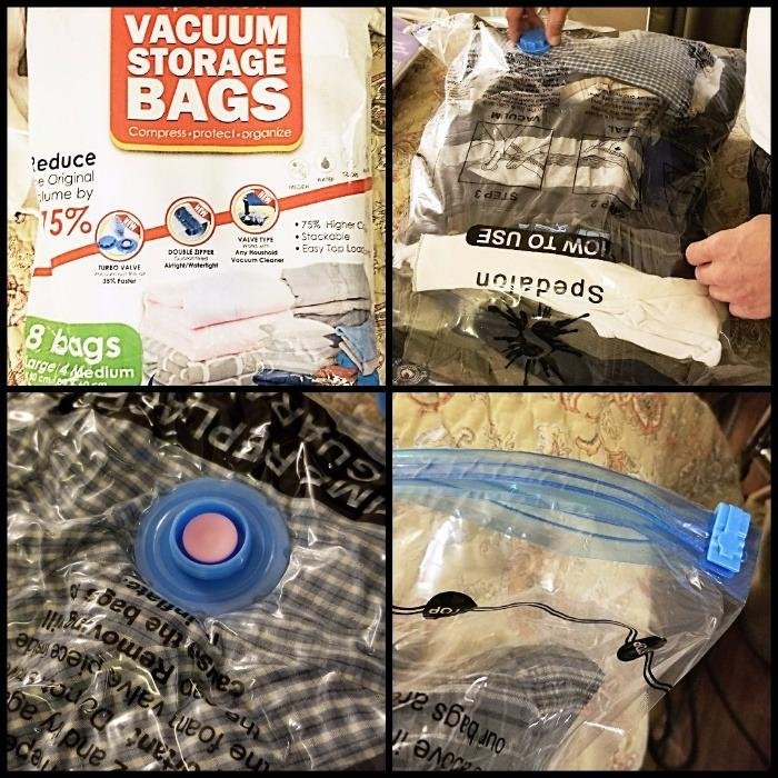 Spedalon Vacuum Storage Bags - Pack of 12 (3 Jumbo + 3 Large + 3 Medium + 3 Small) Reusable with Free Hand Pump for Travel Packing | Best Sealer Bags